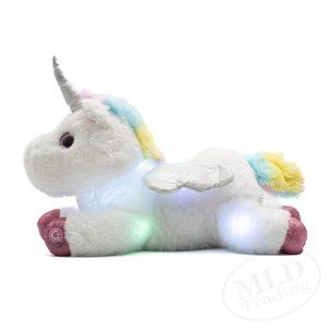 LED Toy Glowing Unicorn Pal Stuffed Animal: Your Light-Up Cuddle Buddy!